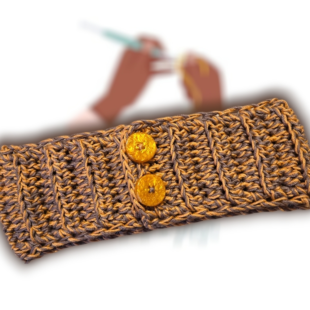 "Goldie" Ear Warmers, Stretchy Fit, Winter Accessories, HandmadeByMe, OBO